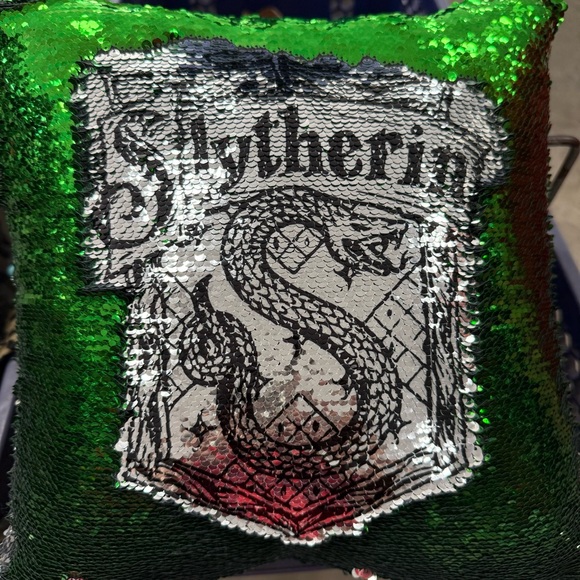Other - Slytherin Sequin Pillow